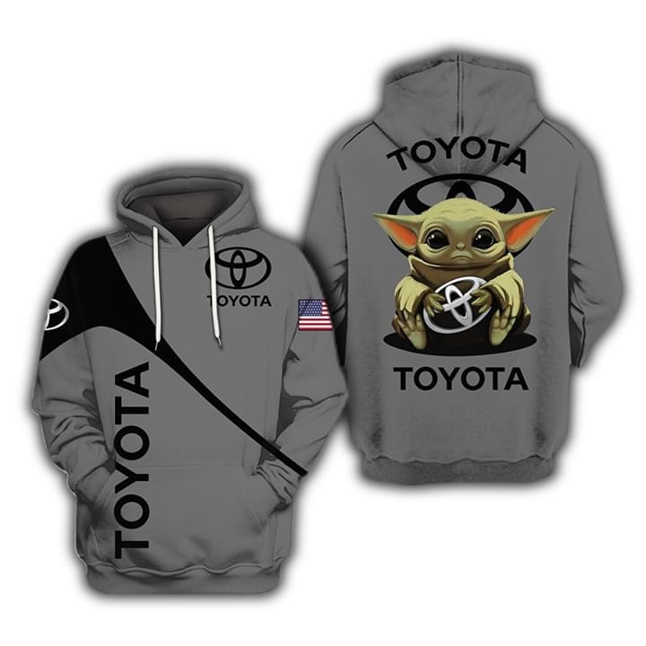 Baby Yoda Toyota 3d hoodie