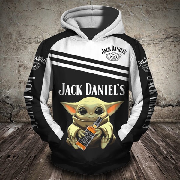 Baby Yoda groot over print 3d hoodie