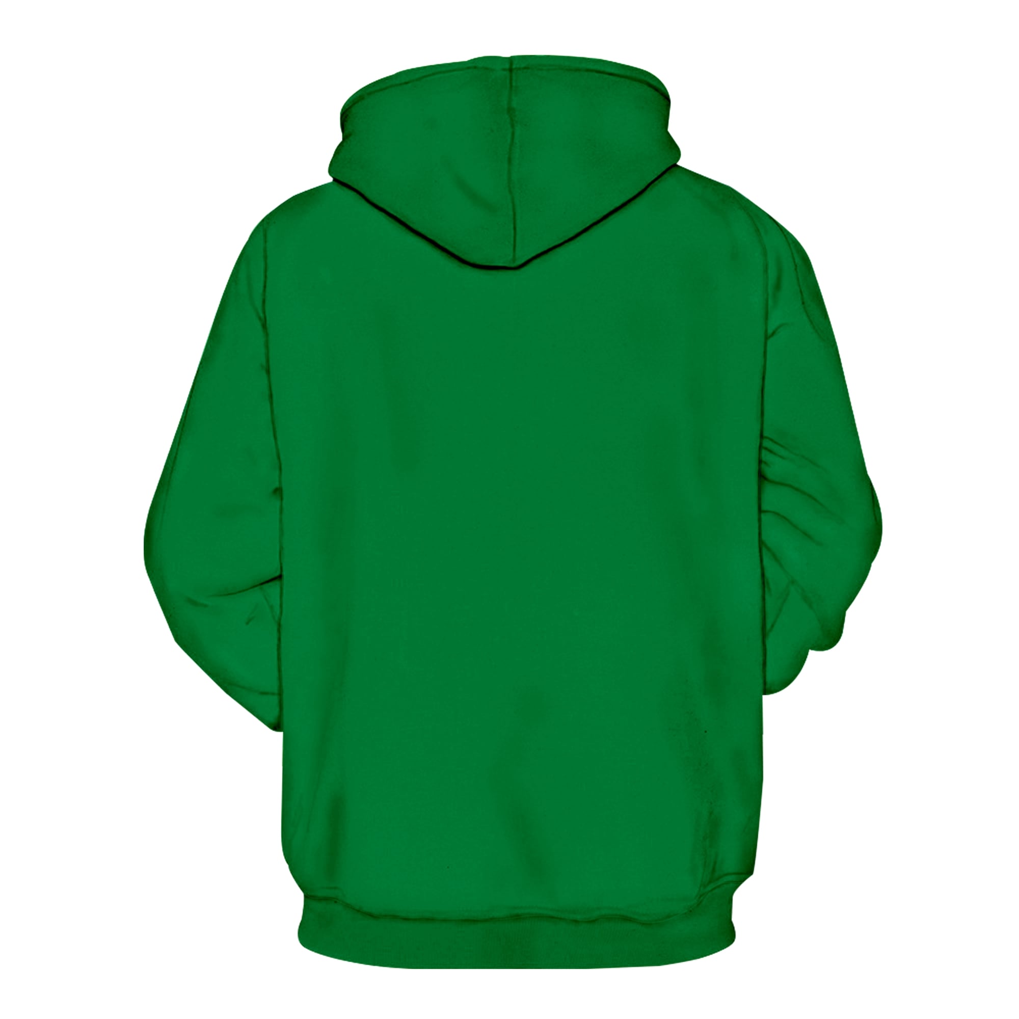 Irish saint patrick's day groot full printing hoodie - back