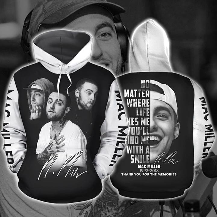 Mac Miller no matter where life take me 3d hoodie