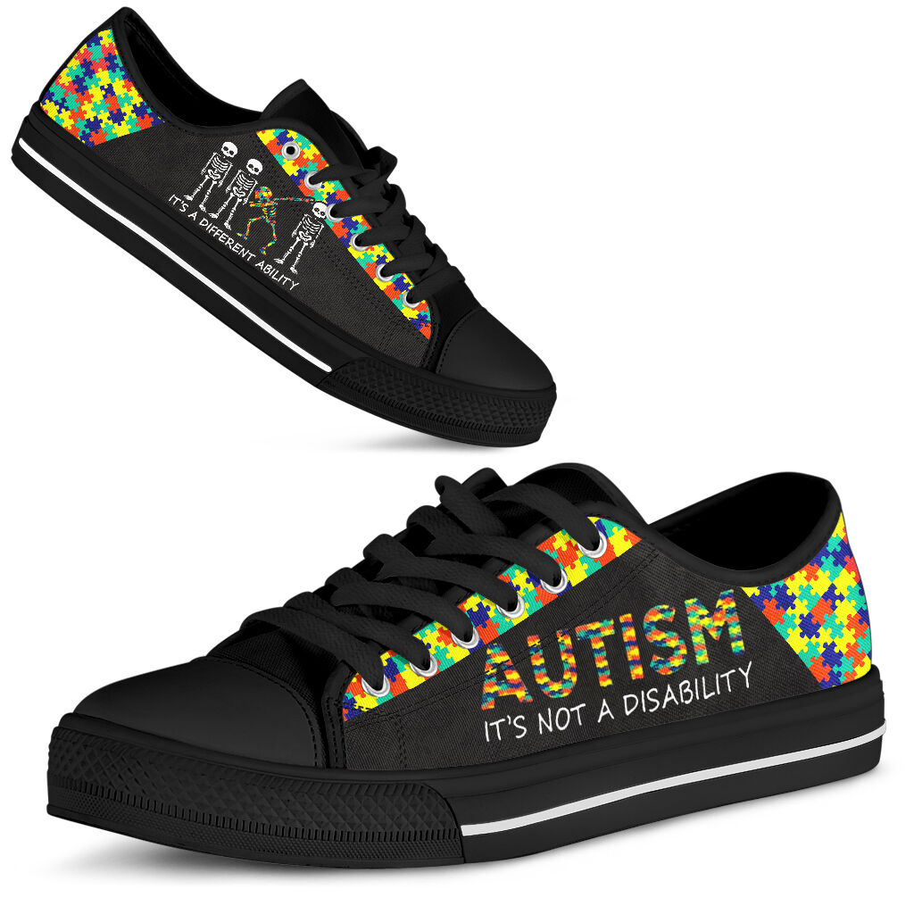 Autism It’s Not A Disability Low Top – Teasearch3D 100220