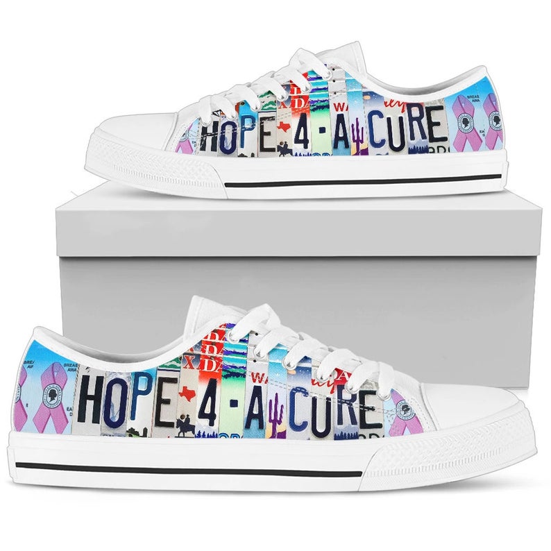 Breast Cancer Hope 4 A Cure Low Top – Teasearch3D 090220