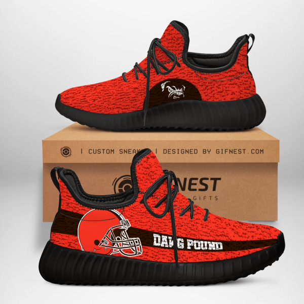 Dawg Pound Cleveland Browns NFL Yeezy Sneaker