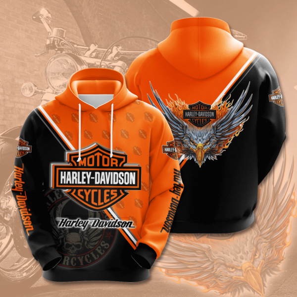 Harley Davidson Eagle 3D Hoodie