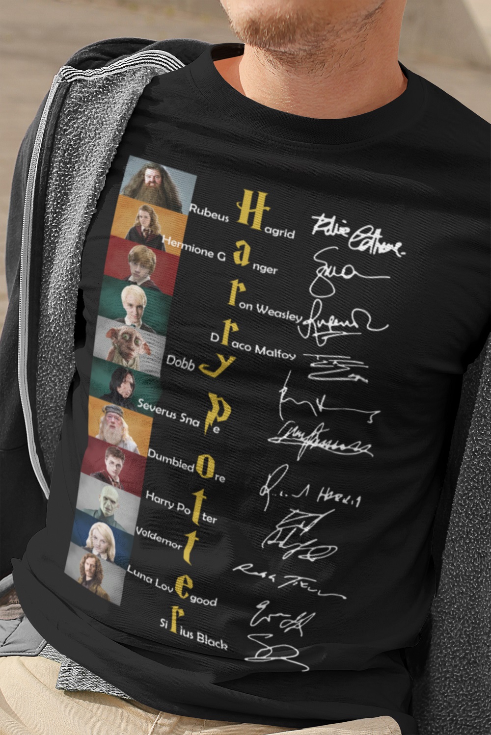 Harry Potter All Characters Signature Shirt – form HR