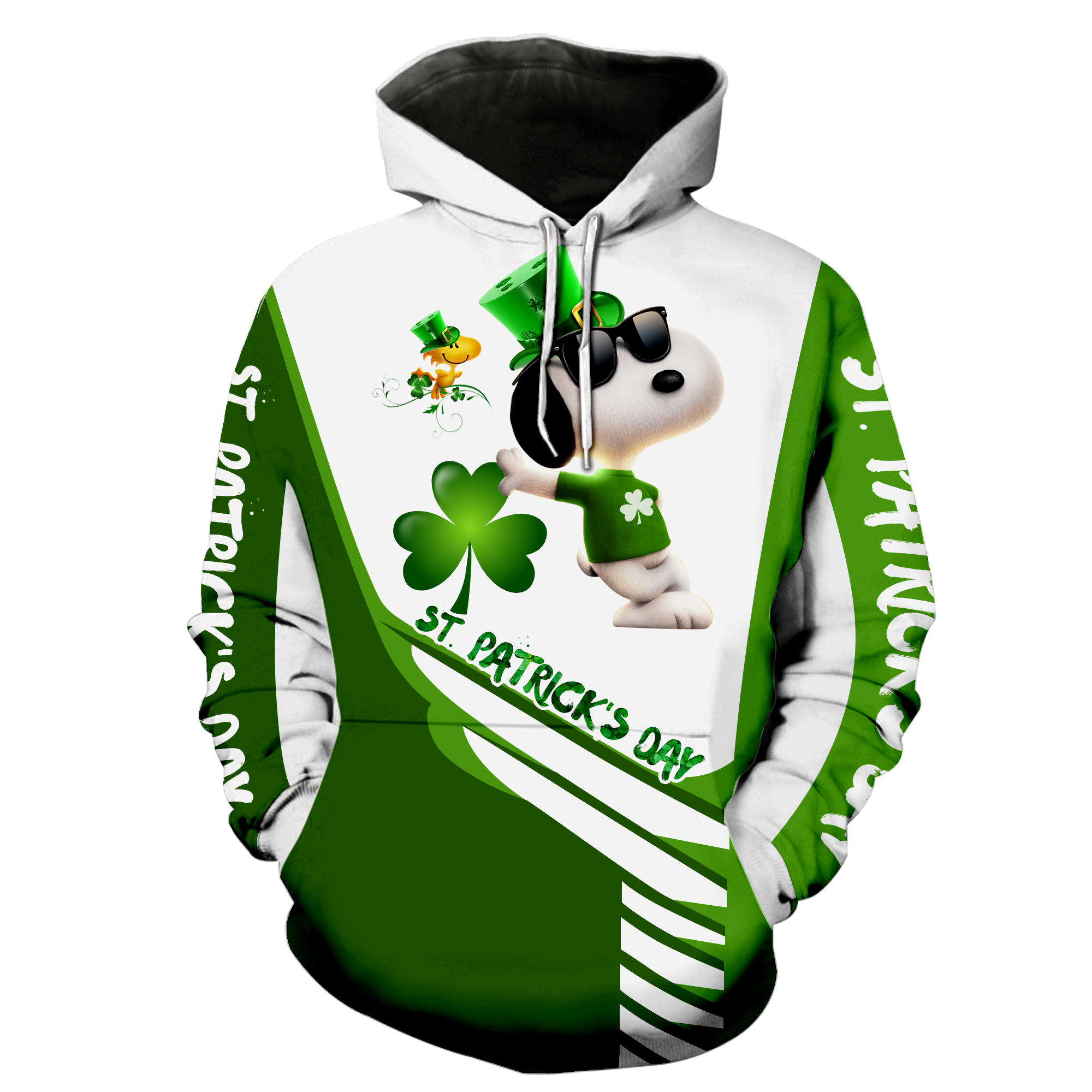 Irish Saint Patrick’s Day Snoopy All Over Print hoodie