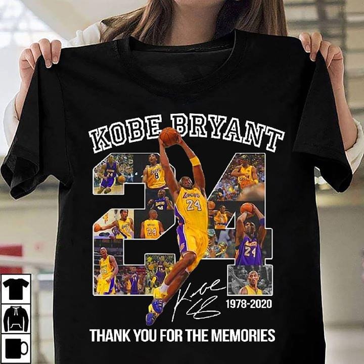 Kobe Bryant thank you for memories shirt – BBS