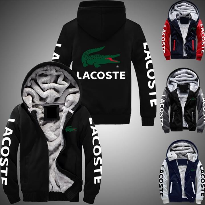 Lacoste fleece 3d hoodie