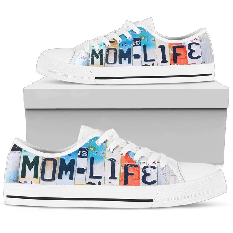 Mom Life Low Top Shoes – Teasearch3D 090220