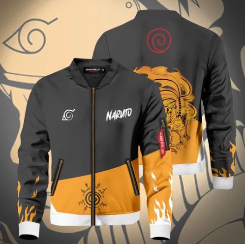 Naruto Style Bomber Jacket