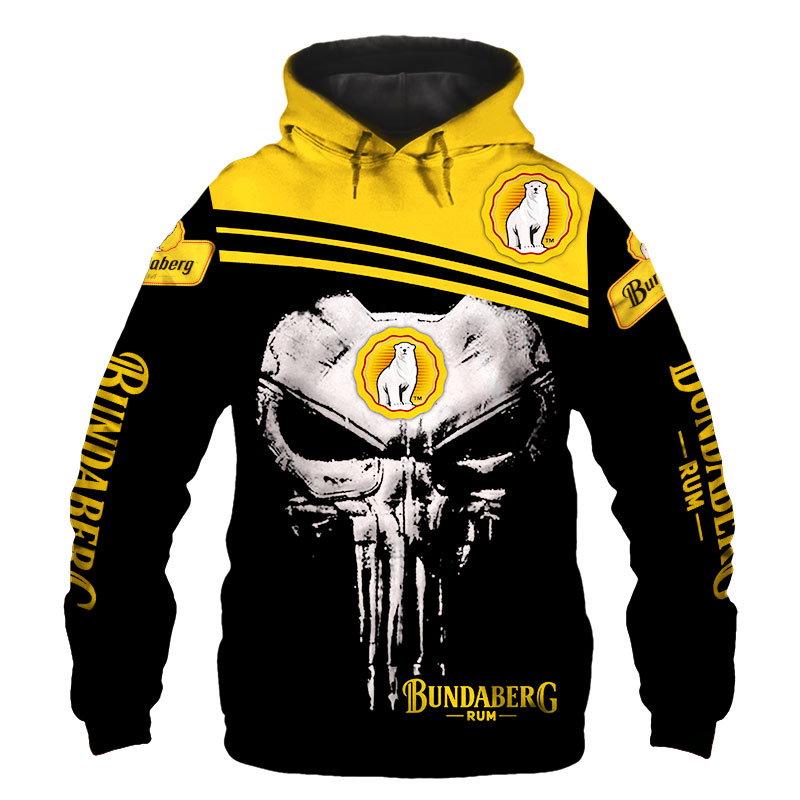Punisher Skull Bundaberg 3D Hoodie and T-shirt – Teasearch3D 180220