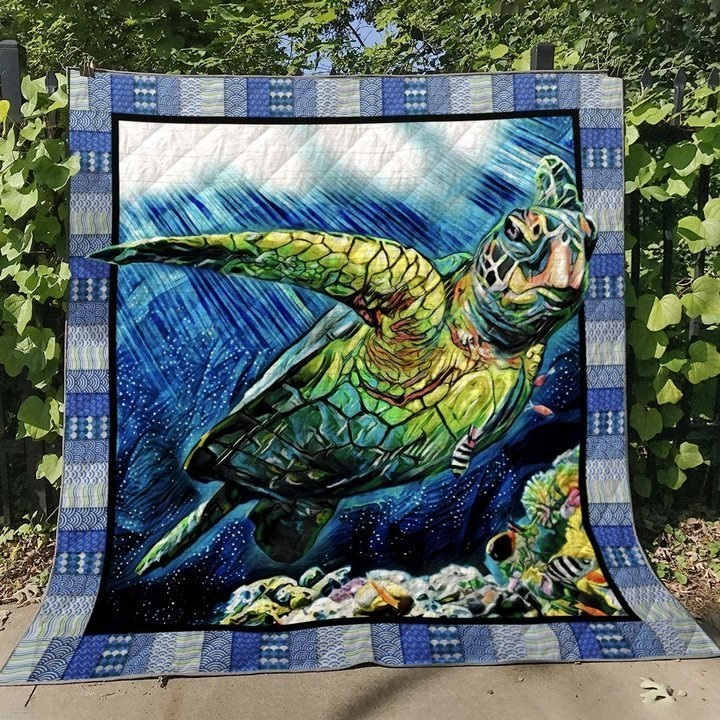 Save the sea turtles quilt 1