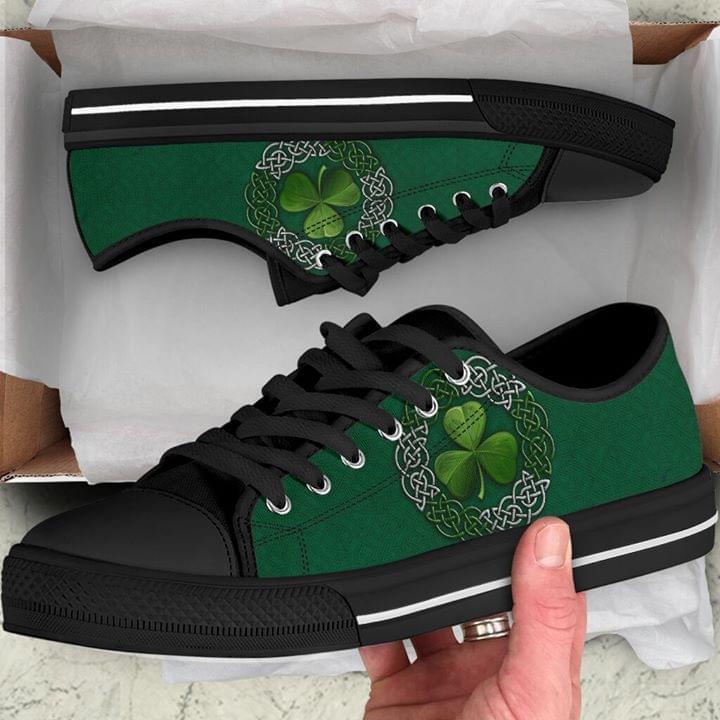 St patricks day shamrock clover low sneakers – maria
