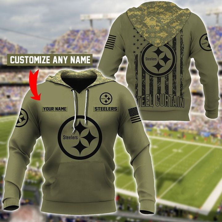 Steelers Customize Custom Name 3D Hoodie – Saleoff 0503209