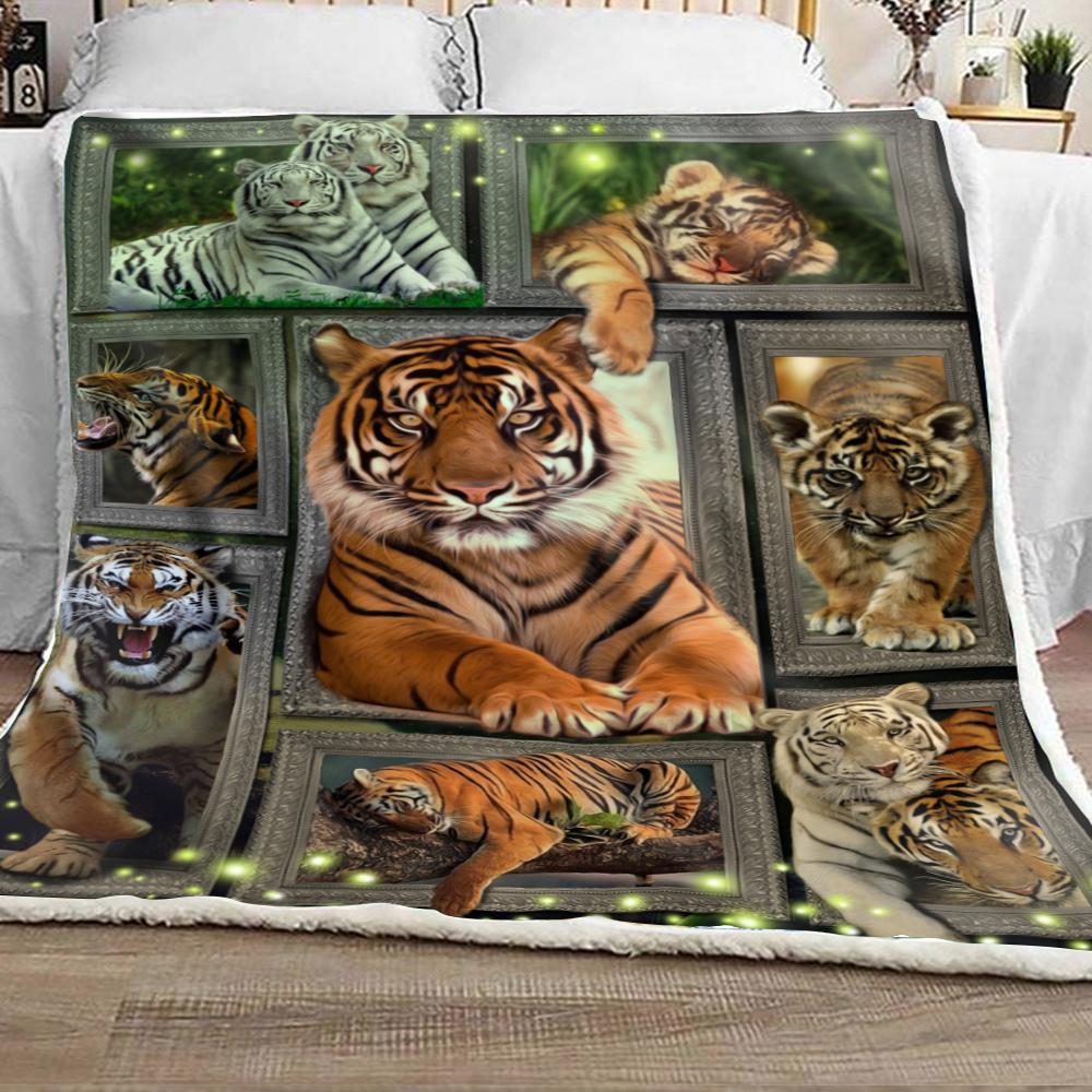 3d Huge Tiger Blanket