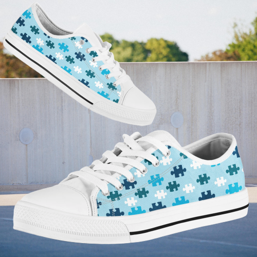 Autism Awareness low top shoes – LIMITED EDITION