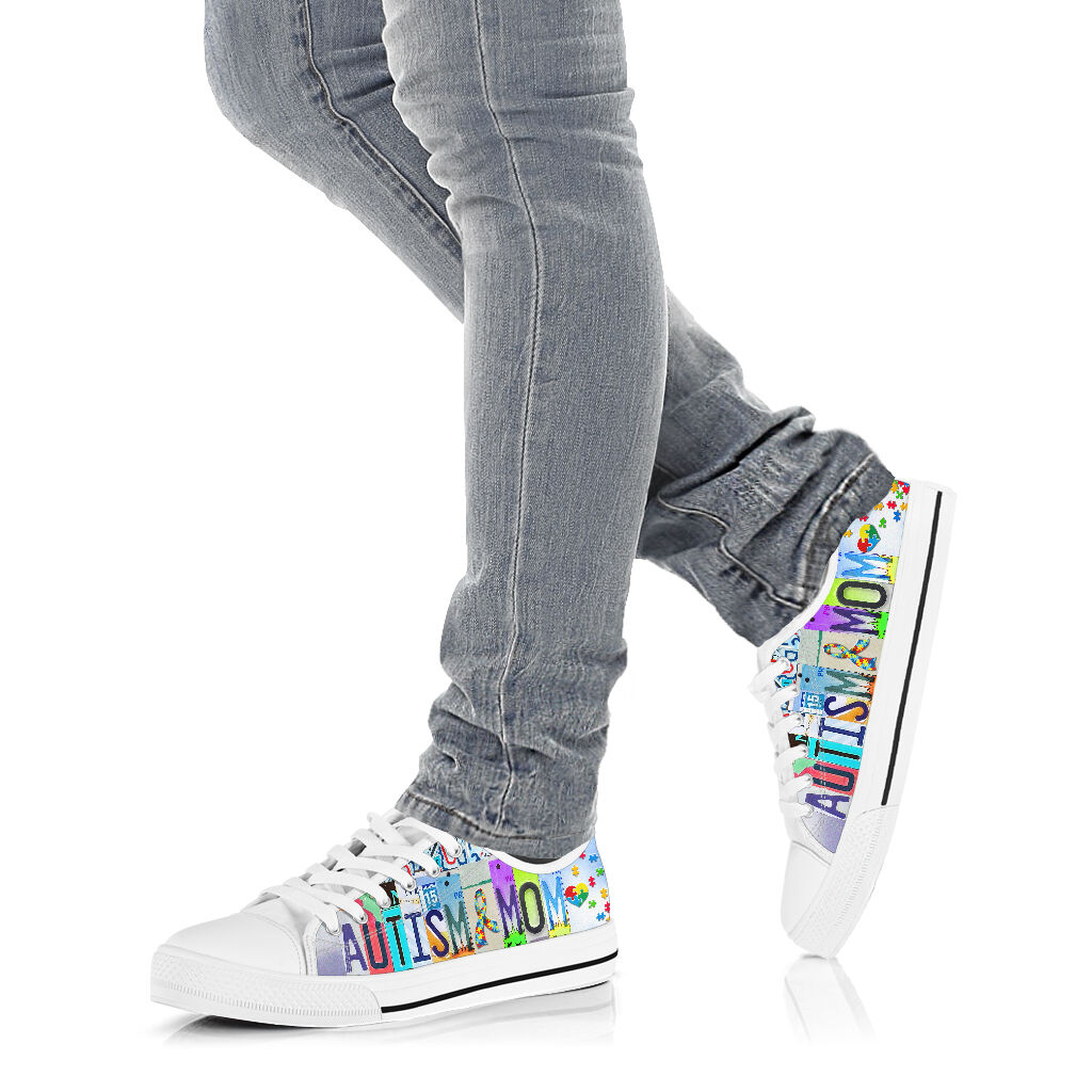 Autism Mom Low Top Shoes2