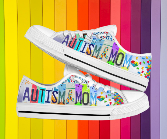 Autism Mom low top shoes – LIMITED EDITION