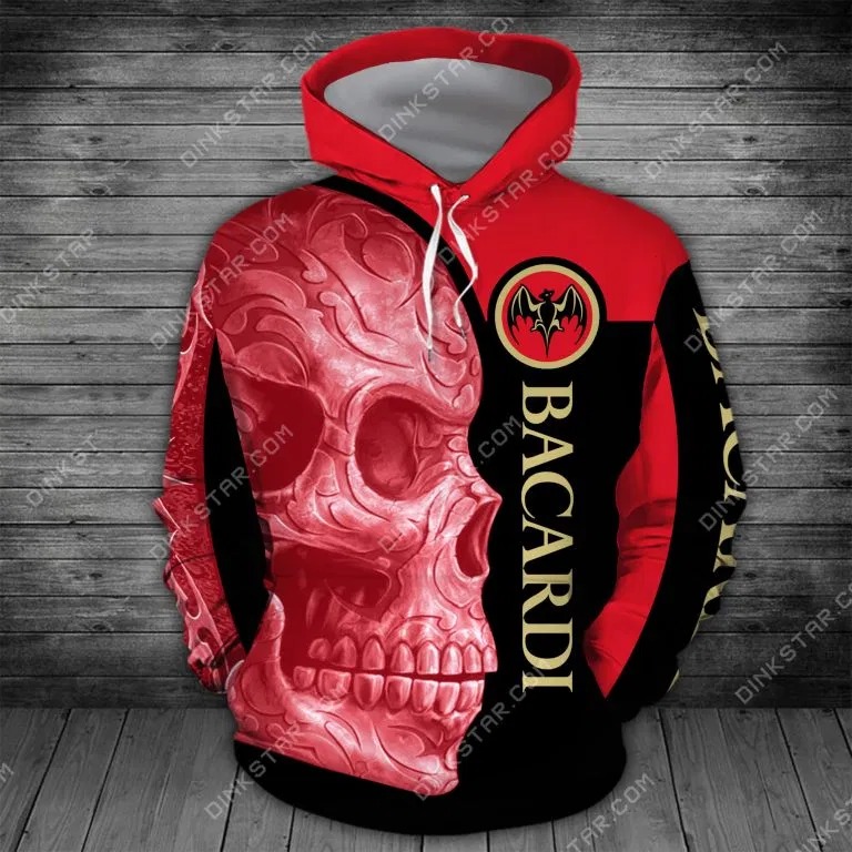 Bacardi Skull 3d hoodie