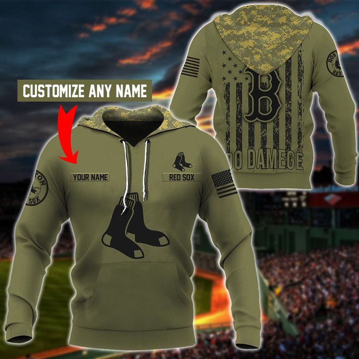 Boston Red Sox Customize Custom Name 3D shirt – maria