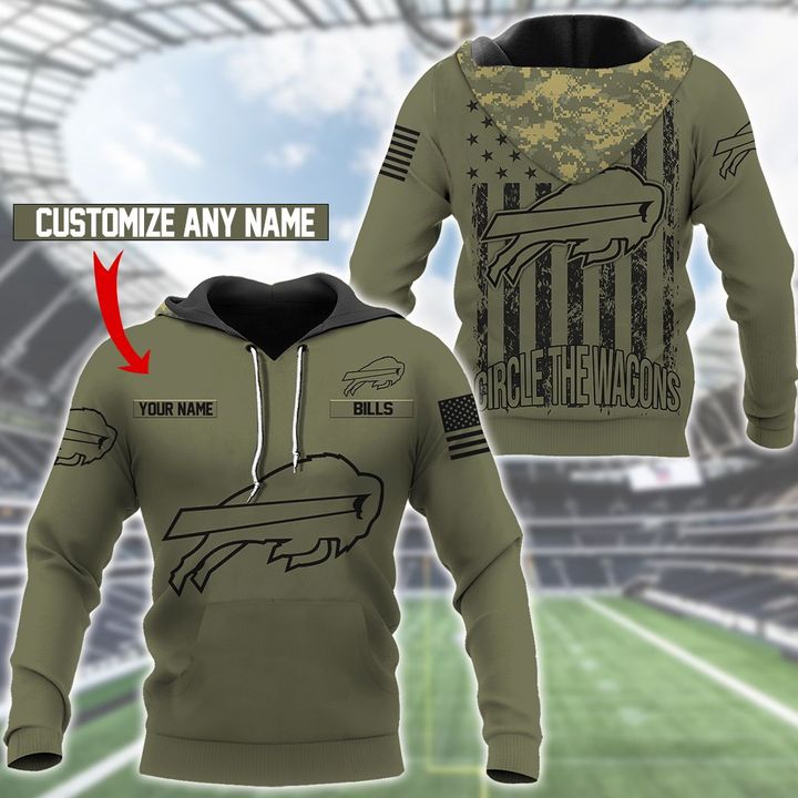 Buffalo Bills Customize Custom Name 3D shirt – maria