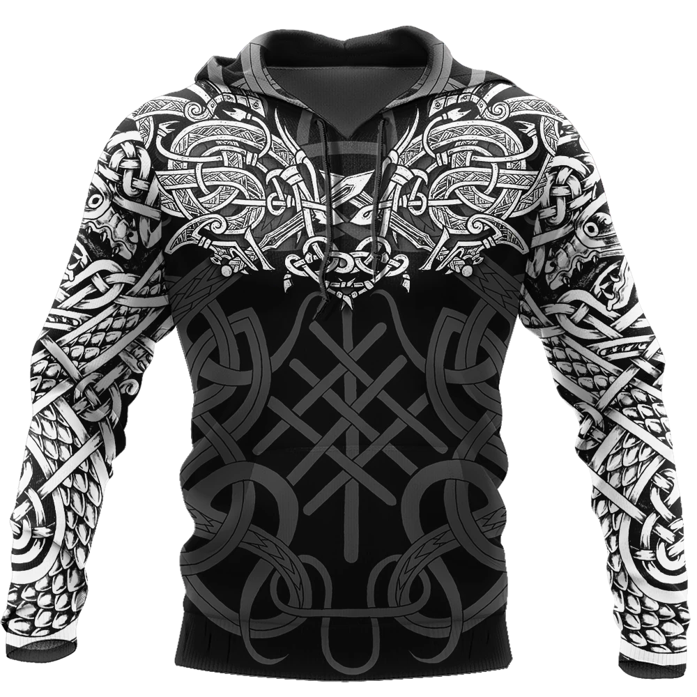 Celtic Dragon Tattoo Art 3D All Over Printed hoodie