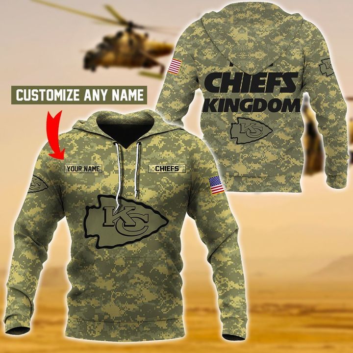 Chiefs Custom Name Personalize 3d hoodie