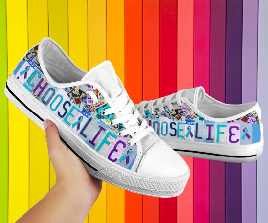 Choose Life low top hot shoes