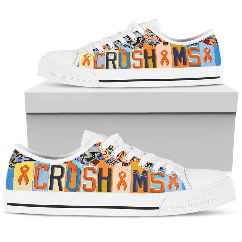 Crush MS Multiple Sclerosis Low Top Shoes-2
