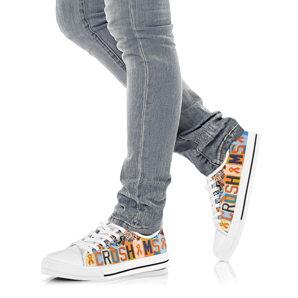 Crush MS Multiple Sclerosis Low Top Shoes-3
