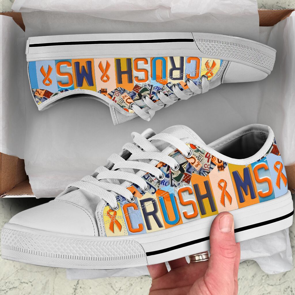 Crush MS Multiple Sclerosis Low Top Shoes