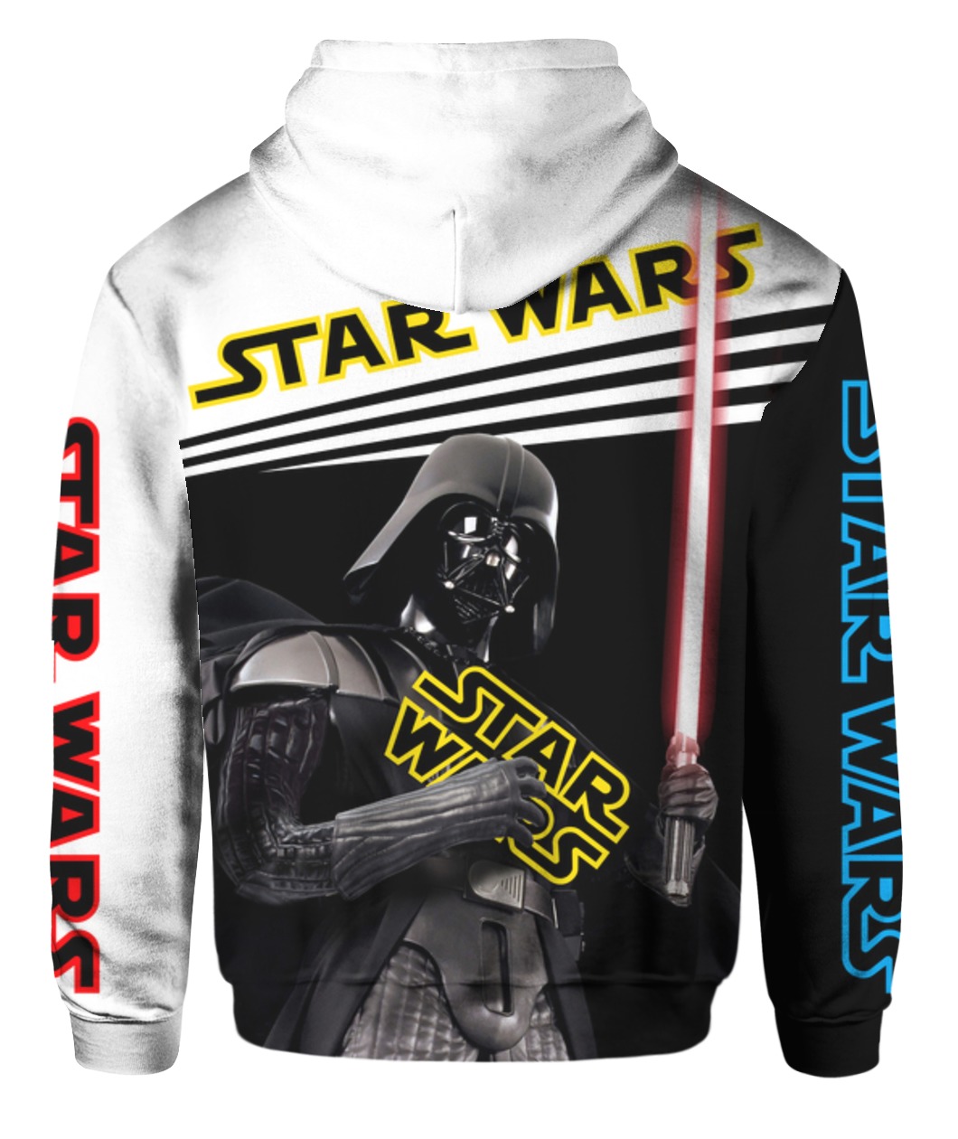 Darth Vader Hug Star Wars 3d hoodie back