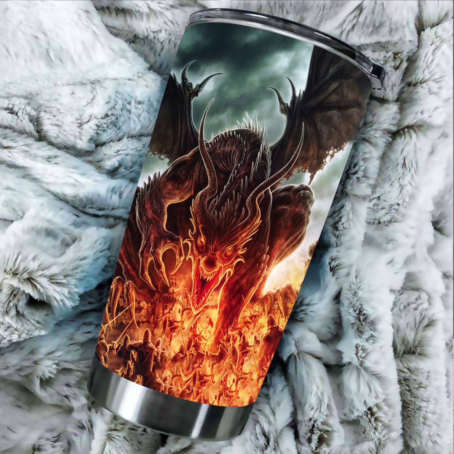 Dragon fire stainless steel tumbler – maria