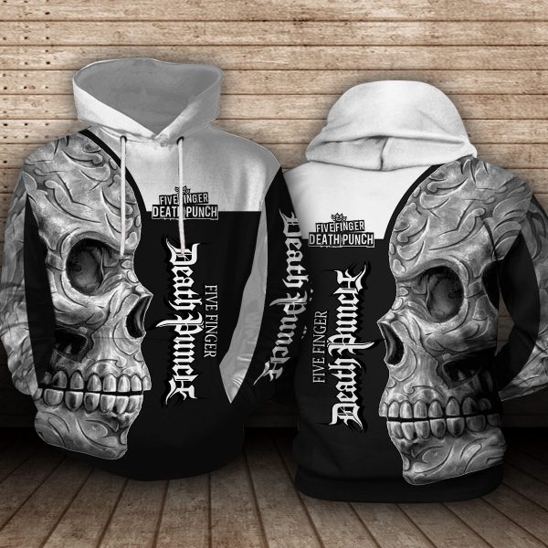 Five Finger Death Punch Sugar Skull 3d hoodie