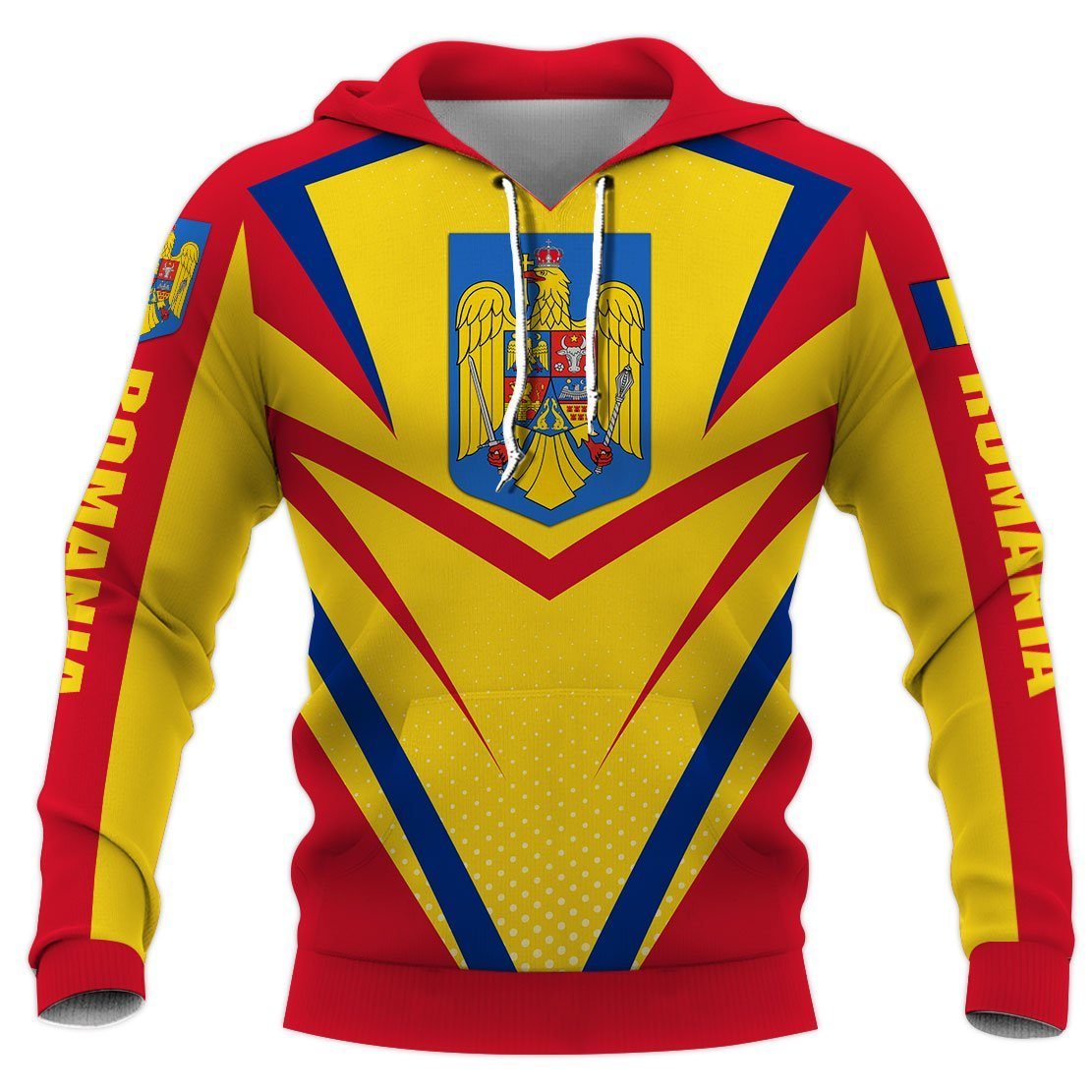 Flag Romania 3d hoodie