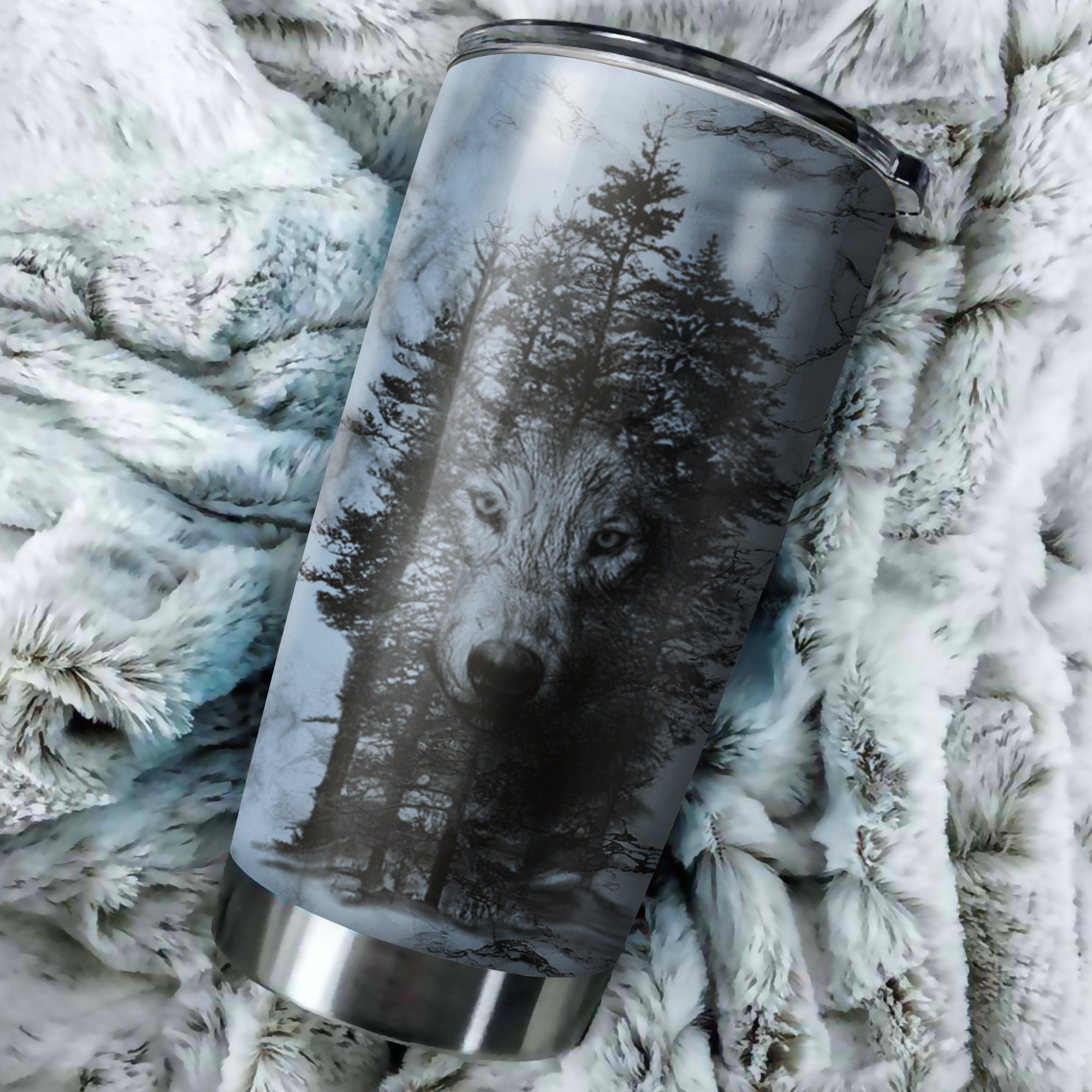 Forest Wolf Tumbler  – Hothot 130320