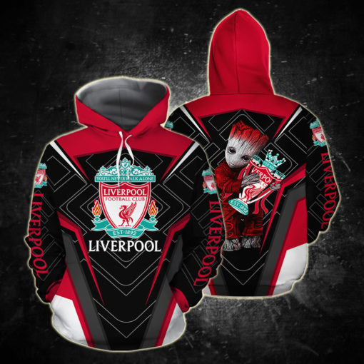 Groot Hug Liverpool 3D hoodie2