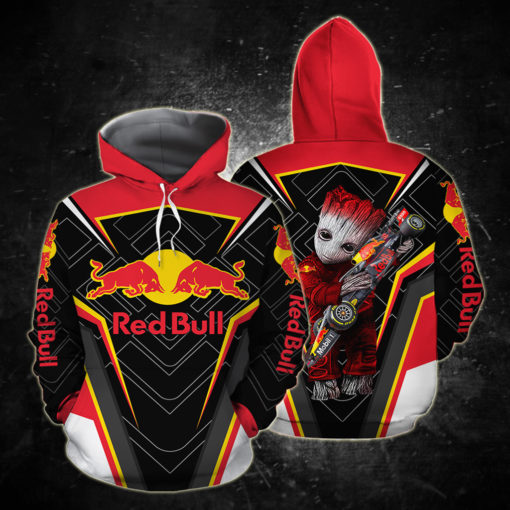 Groot Hug Red Bull 3D hoodie2