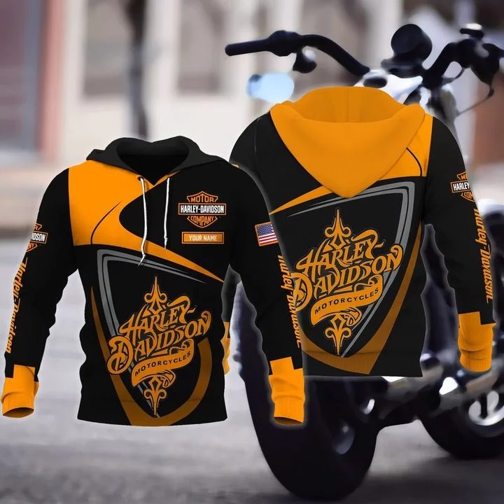 Harley Davidson Motorcycles Customize Custom Name 3d hoodie, shirt, sweatshirt