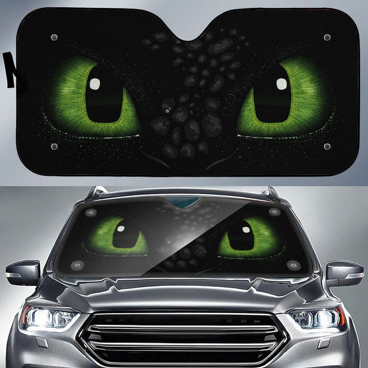 How to train your dragon toothless eyes auto sun shade - maria