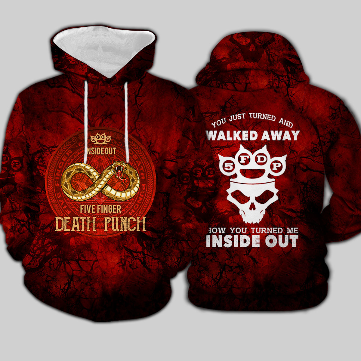 Inside Out Five Finger Death Punch 3d hoodie and zip hoodie – Hothot 140320