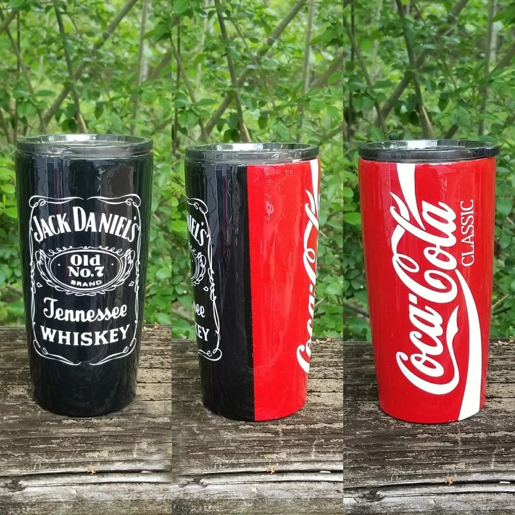 Jack daniel’s and coca cola tumbler – maria