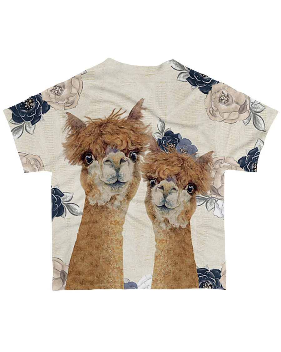 Llama and Alpace 3d All Over shirt and tank top1