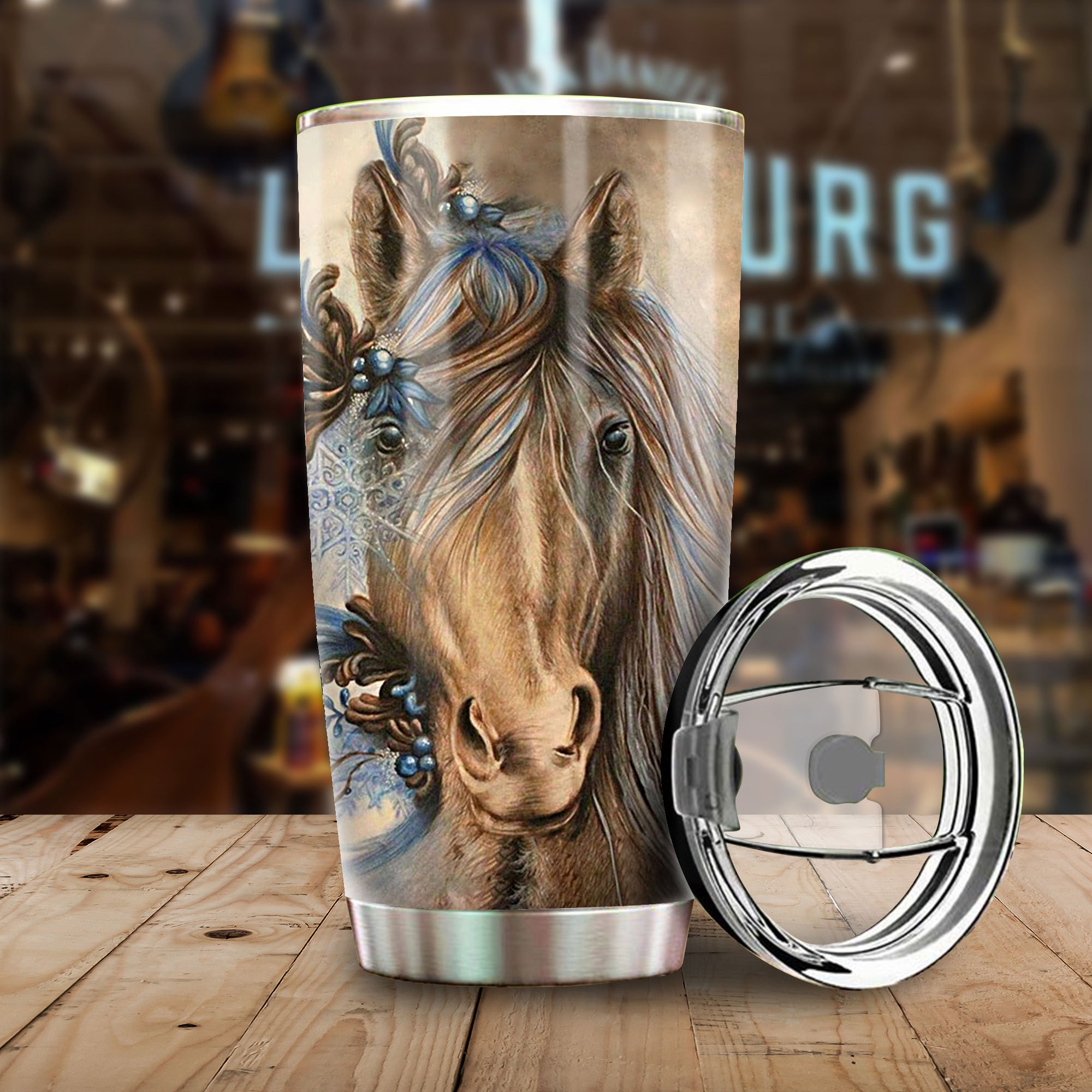 Love Horse Stainless Steel Tumbler – Teasearch3D 090320