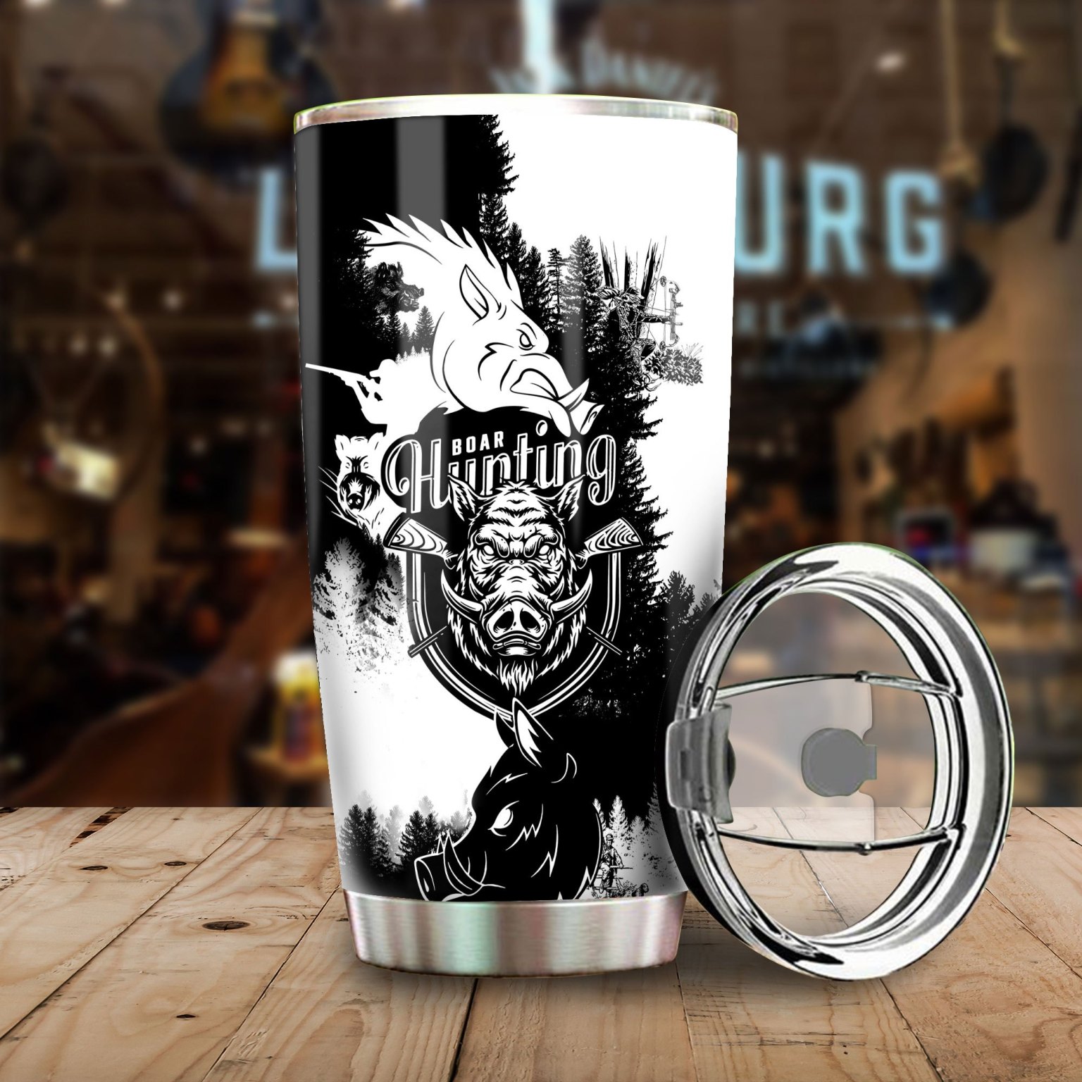 Love hunting stainless steel tumbler - maria
