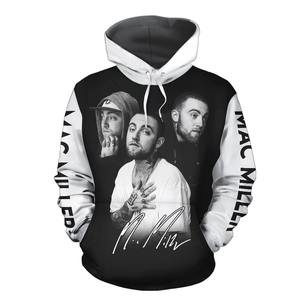 Mac miller full printing hoodie