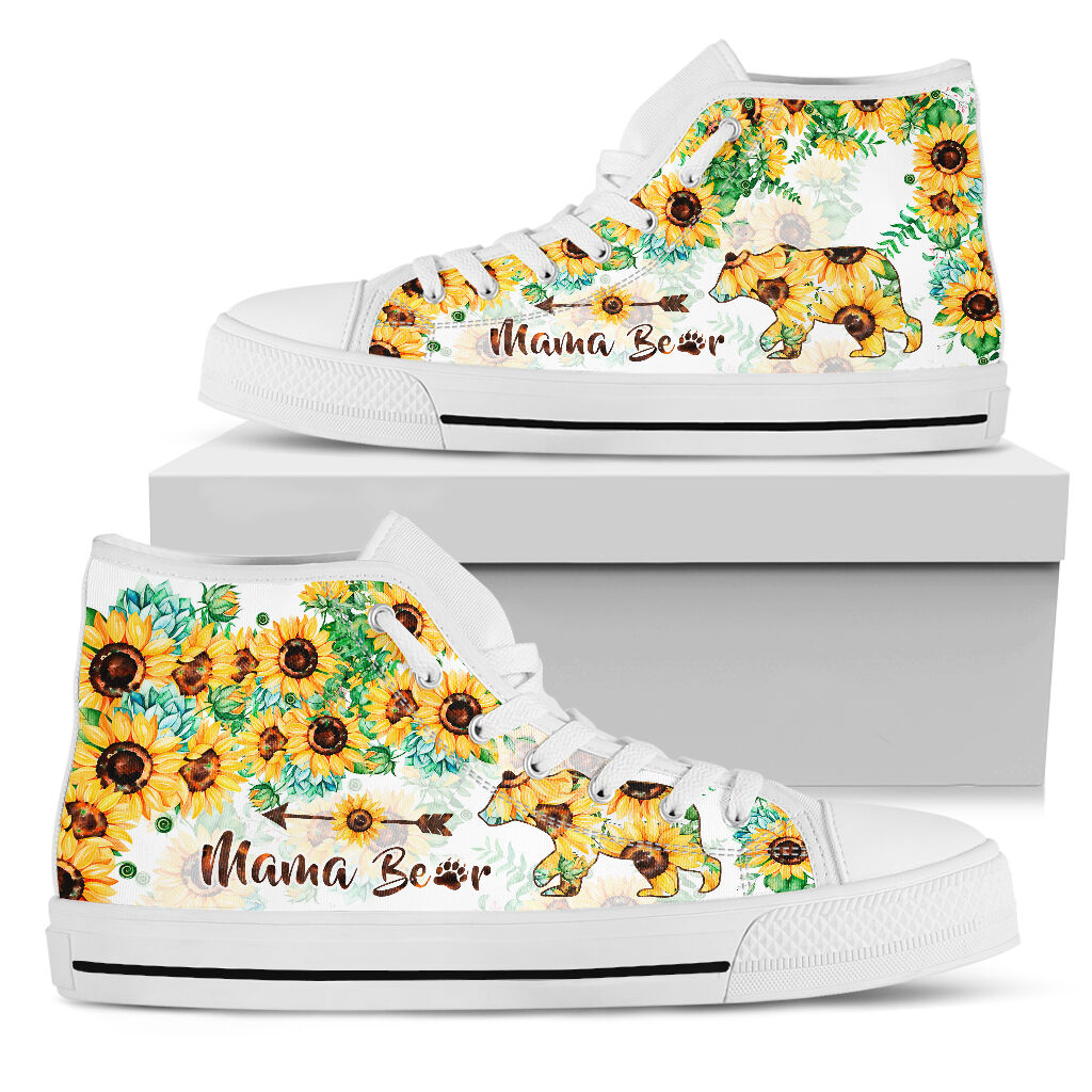 Mama Bear Sunflower High Top-2
