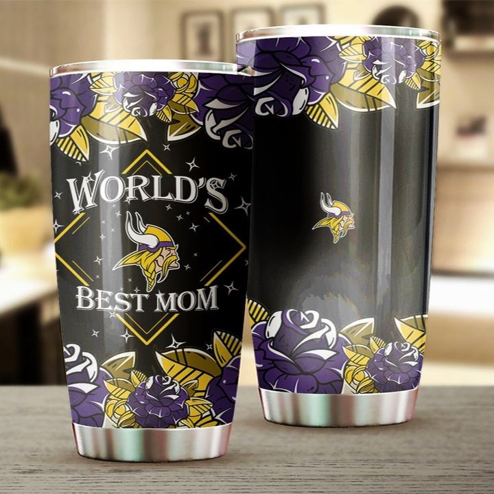 Minnesota Vikings World’s Best Mom Tumbler – Saleoff 14032013