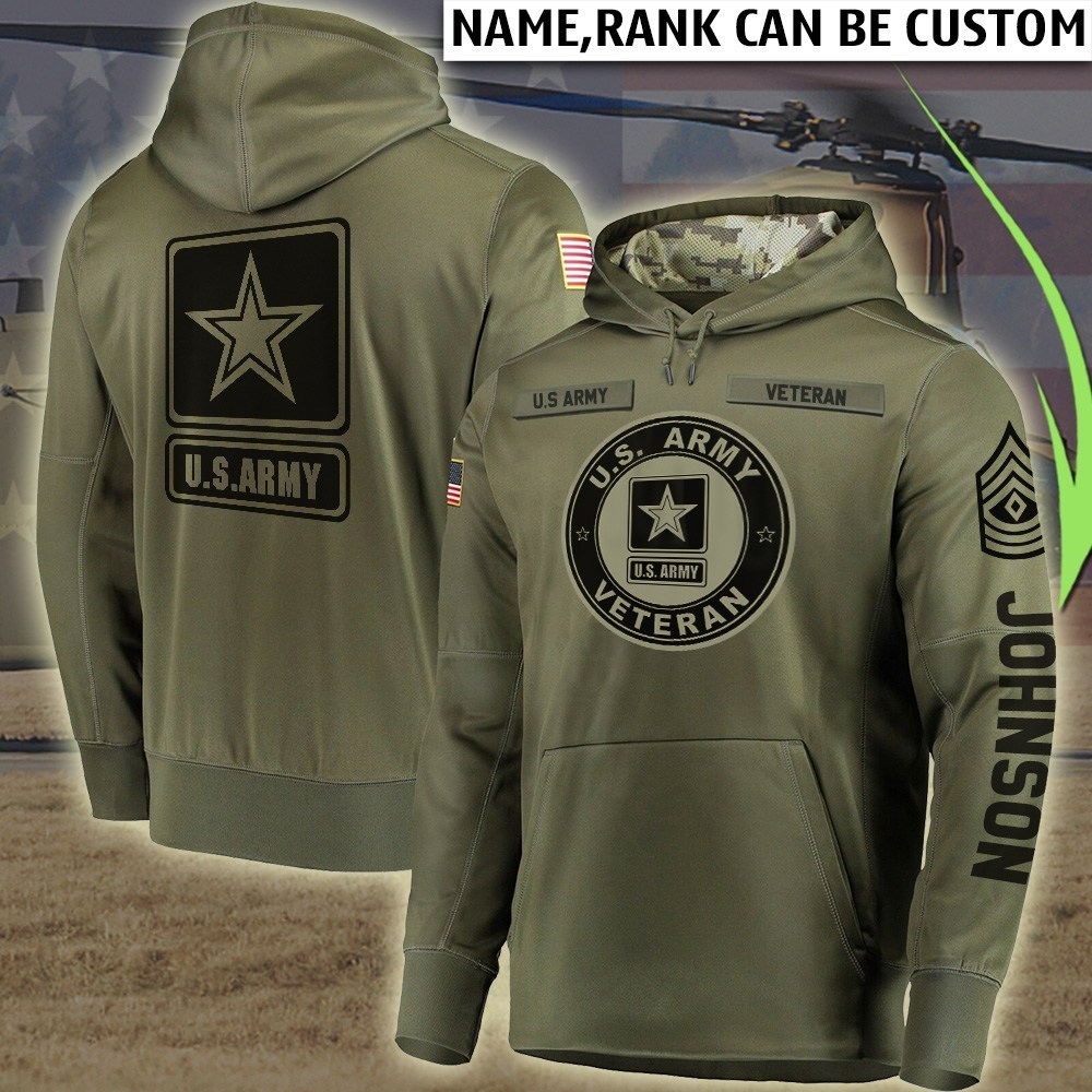 Personalized united states marine corps veteran all over printed hoodie