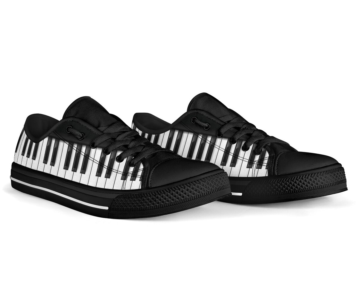 Piano Keyboard Shortcut Low Top Shoes-4